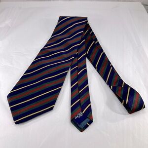 Hunt Club Multicolor Striped 100% Silk Mens Neck Tie ⭐️ EUC